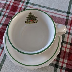 Pfalfzgraff Christmas Heritage cup and saucer